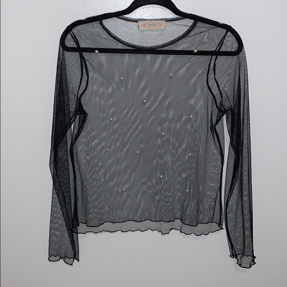 Twinkle sheer top